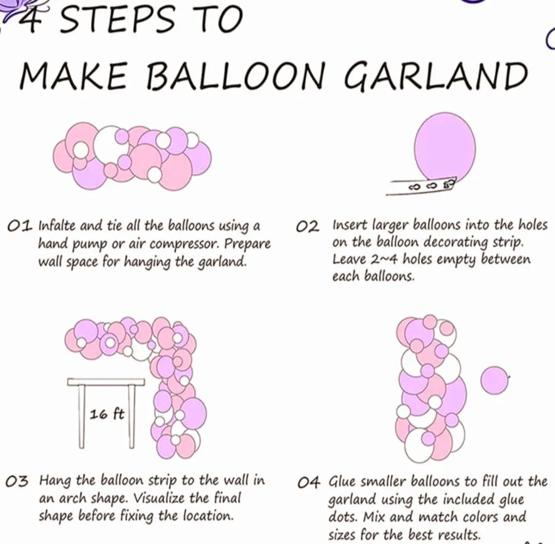 Mermaid Balloon Arch 97PCS #500070
