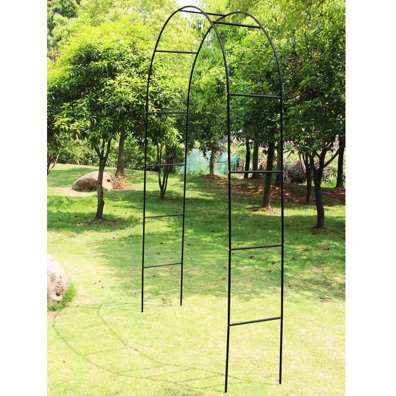 Metal Garden Arbor Wedding Arch Rack Stand 240cm