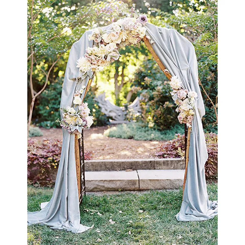 Metal Garden Arbor Wedding Arch Rack Stand 240cm