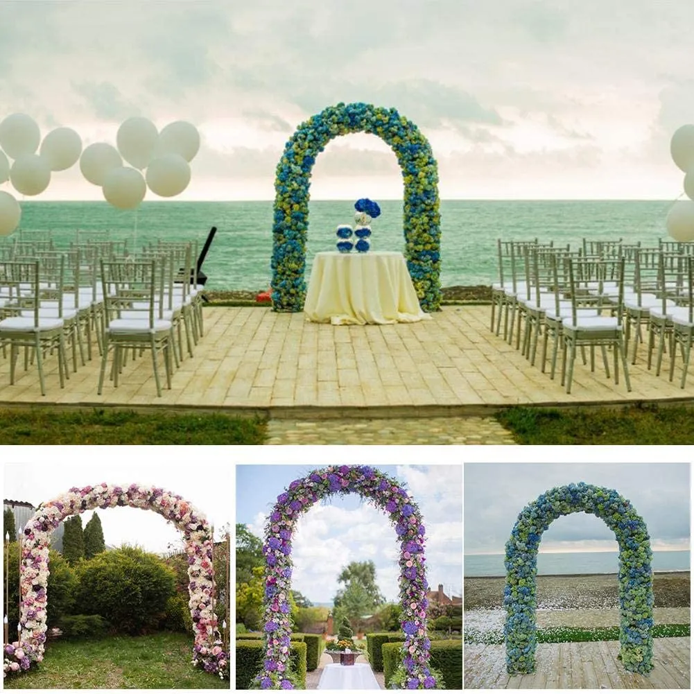 Metal Garden Arbor Wedding Arch Rack Stand 240cm
