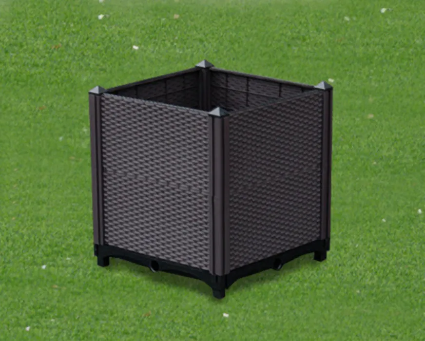 Metal Garden Arbor Wedding Arch Rack Stand with 2 Planting Box