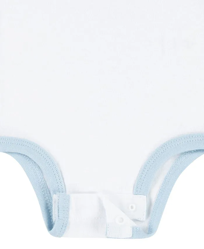 Mini Me Flower bodysuit in gift box for little girls Nike headband and booties 3-piece set, white