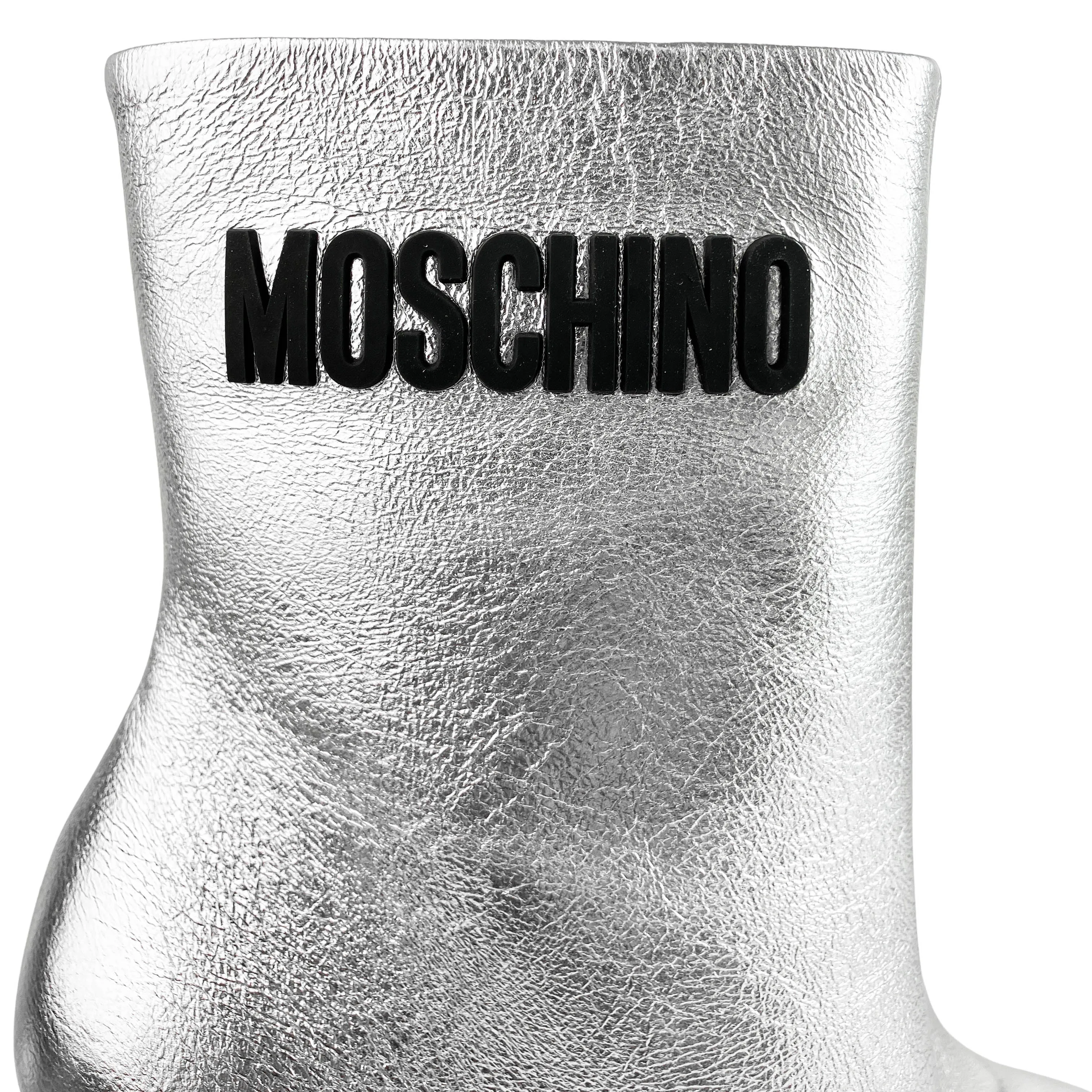 Moschino Ankle Boots in Silver