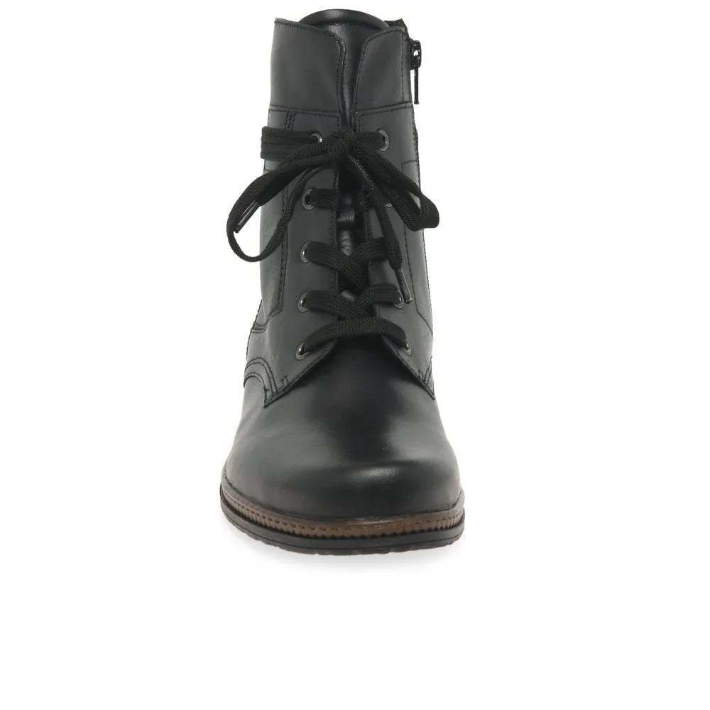 Nerissa Black Ankle Boots