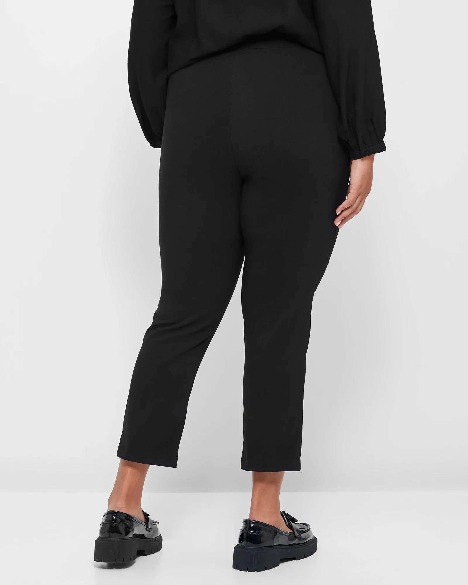 popular  Plus Size 7/8 Length Bengaline Pants