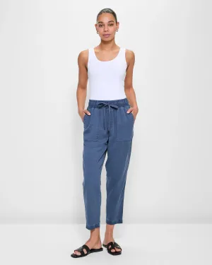 popular  Relaxed Slub Pants - Dutch Blue