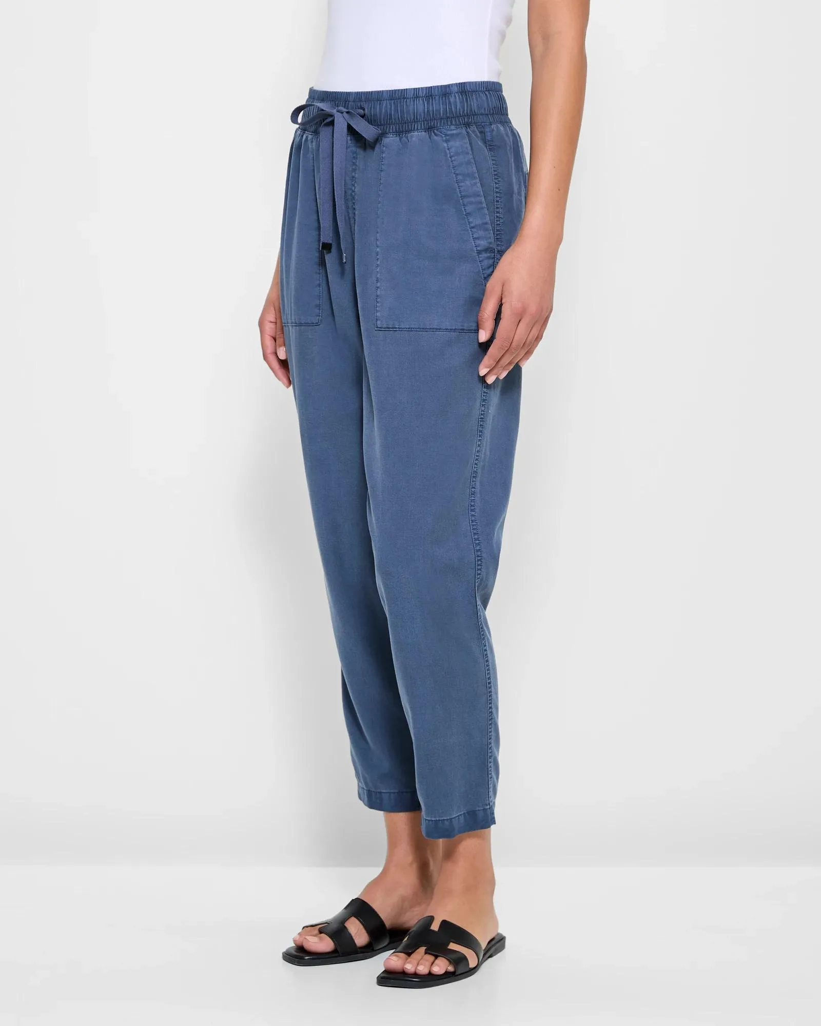 popular  Relaxed Slub Pants - Dutch Blue