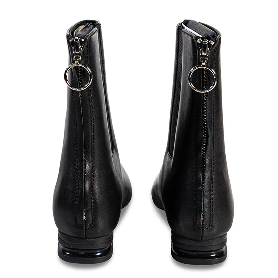 Raf Simons 2001 Zip-Up Boot Black