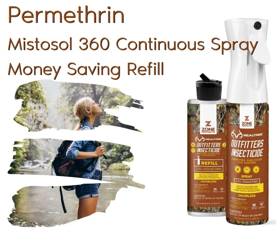 Realtree Outfitter's Permethrin Spray Bundle, Mistosol   Refill