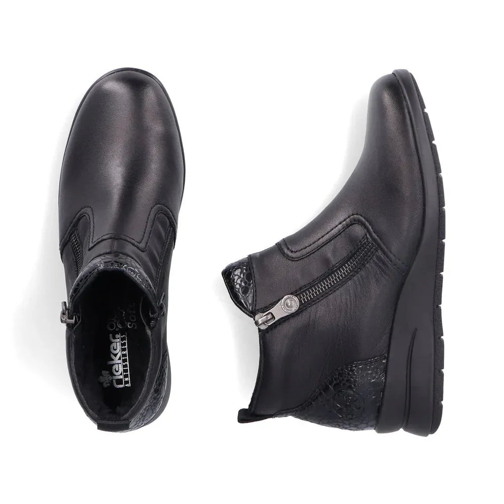 Rieker Womens L4861-00 Boot Black