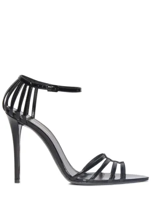 Saint Laurent   110mm Milena leather sandals 