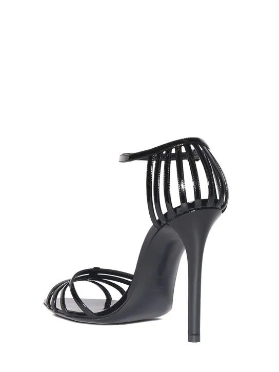 Saint Laurent   110mm Milena leather sandals 