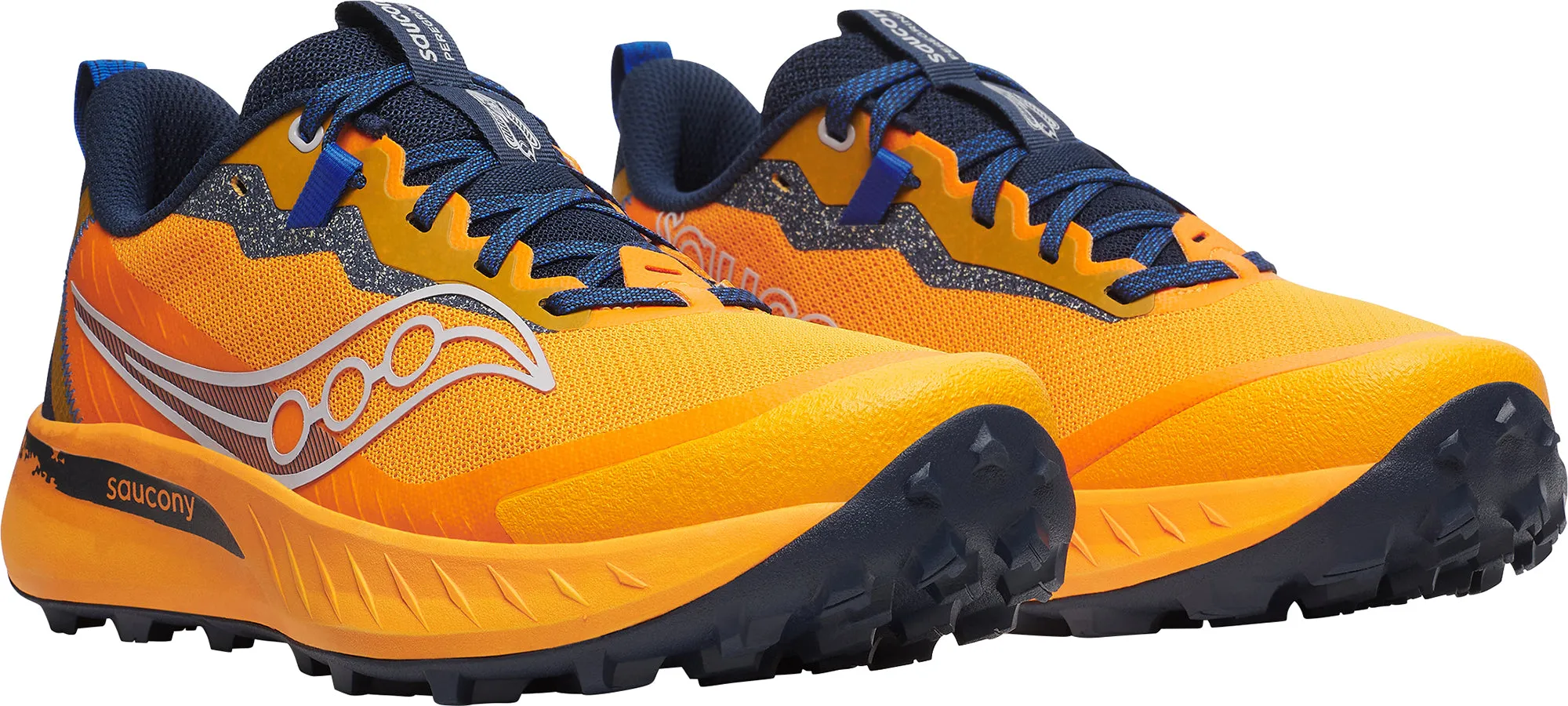 Saucony Peregrine 15 Mens Trail Running Shoes - Orange