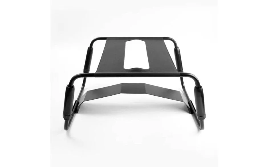 Sex Chair Adjustable Height Black w Arch Bridge Dildo Attachment