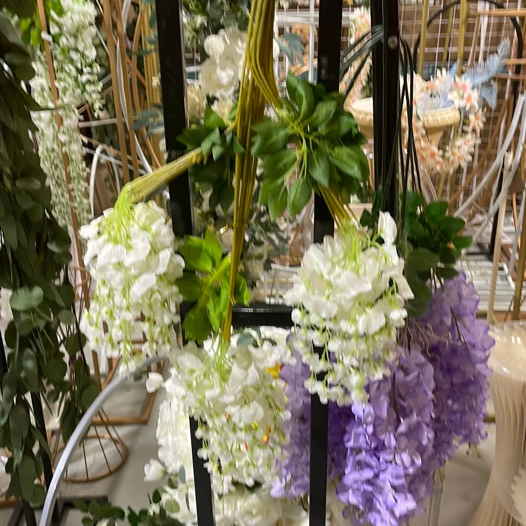 Short Hanging wisteria (White)