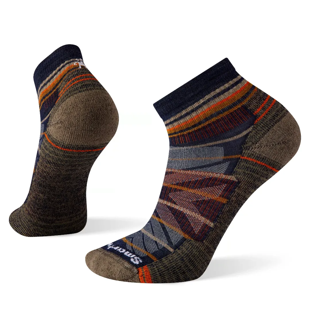 Smartwool Hike Light Cushion Pattern Ankle Socks Deep Navy | Buy Smartwool Hike Light Cushion Pattern Ankle Socks Deep Navy here | Outnorth