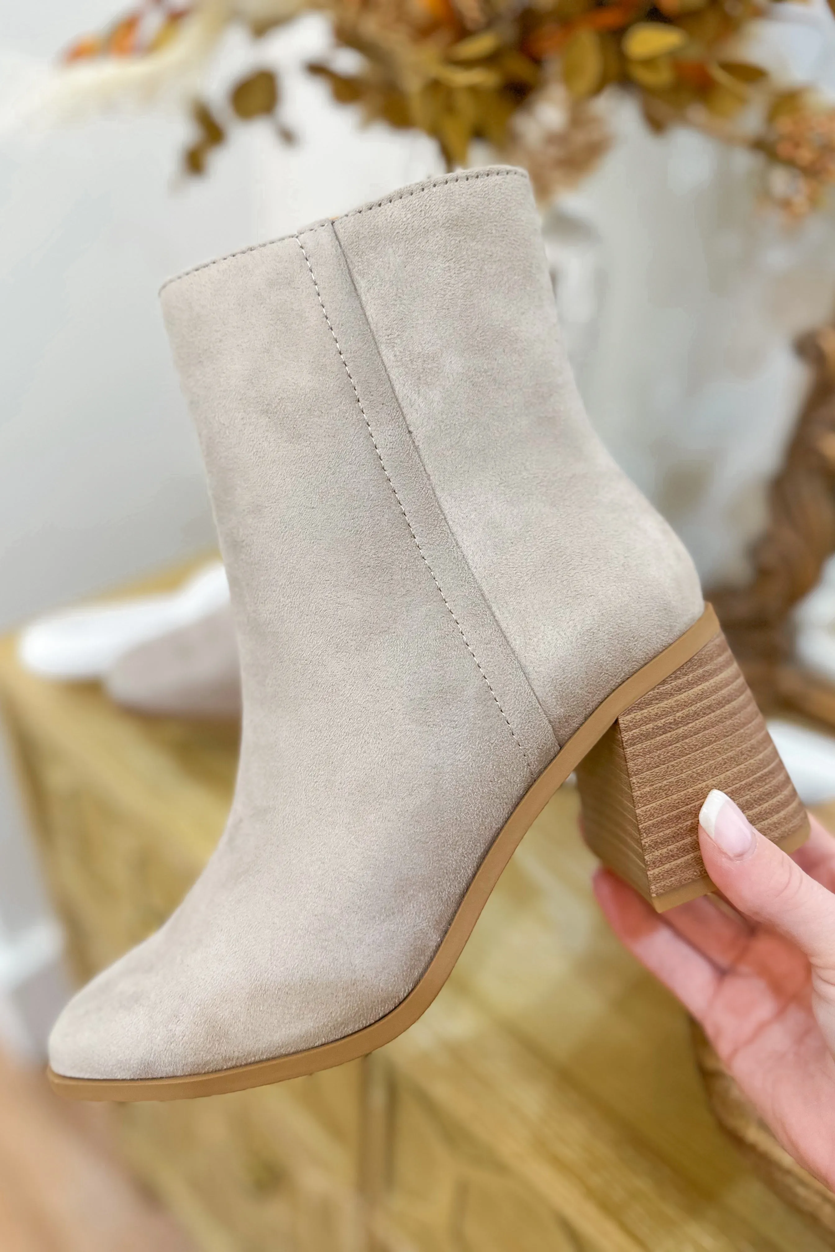 Soda Chukar Square Toe Ankle Booties *FINAL SALE*