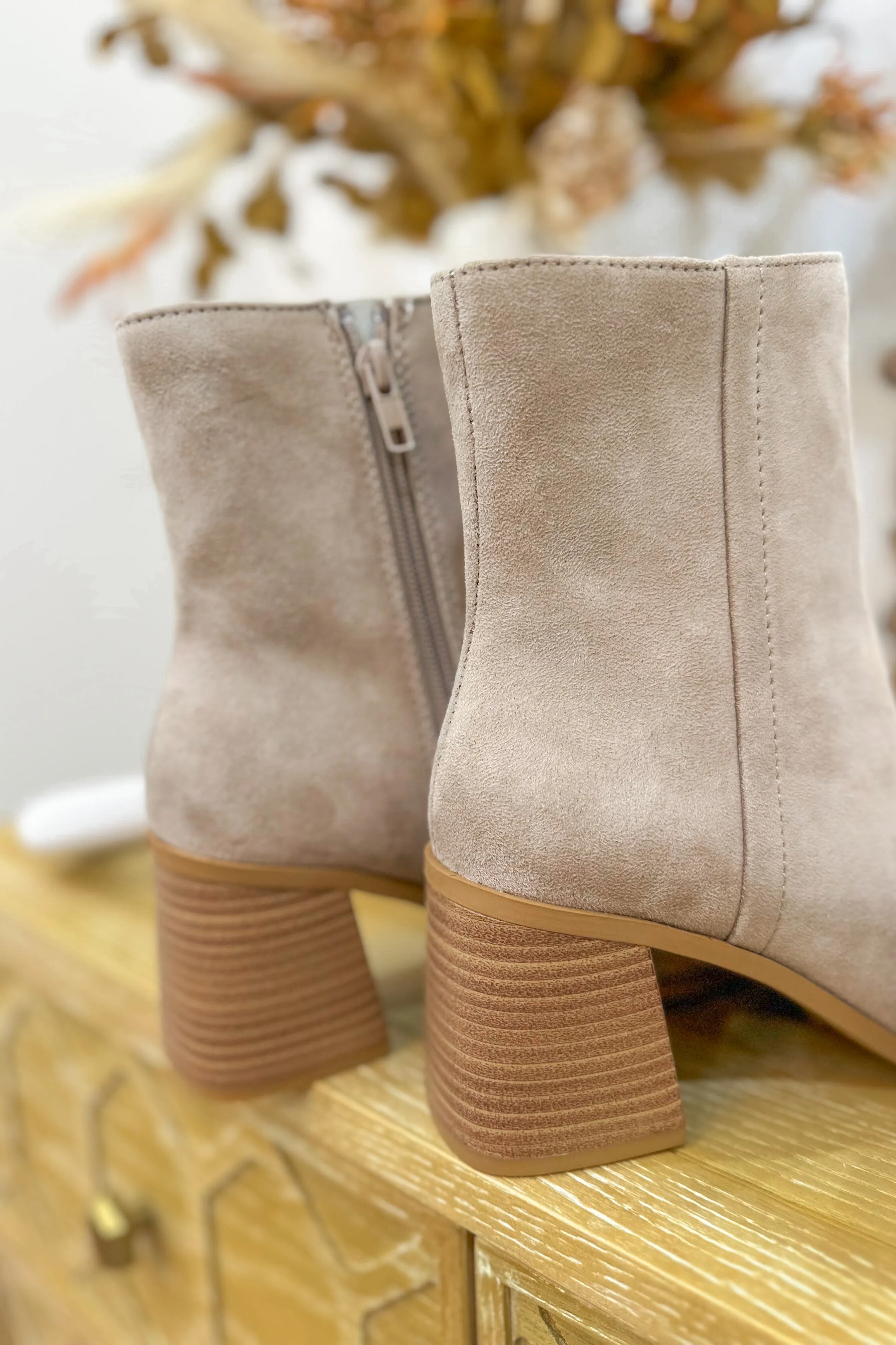 Soda Chukar Square Toe Ankle Booties *FINAL SALE*