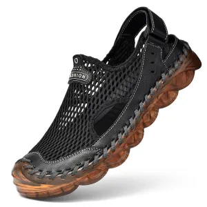 Sports Sandals Non-Slip Breathable Mesh Fishing Shoes Summer Outdoor Casual Shoes Outdoor Hiking Climbing Sports Non-slip Men Sandals