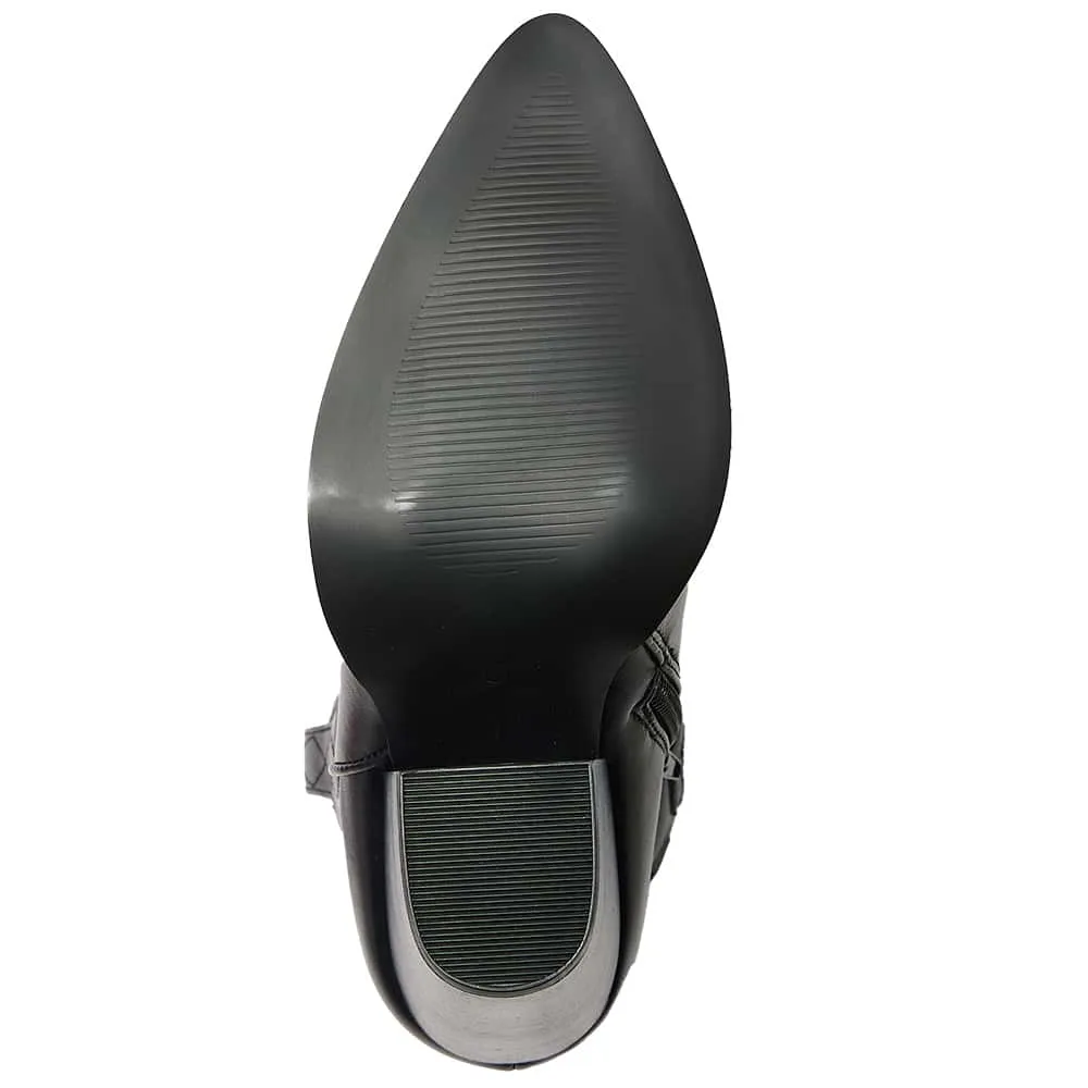 Tammy Boot in Black Smooth