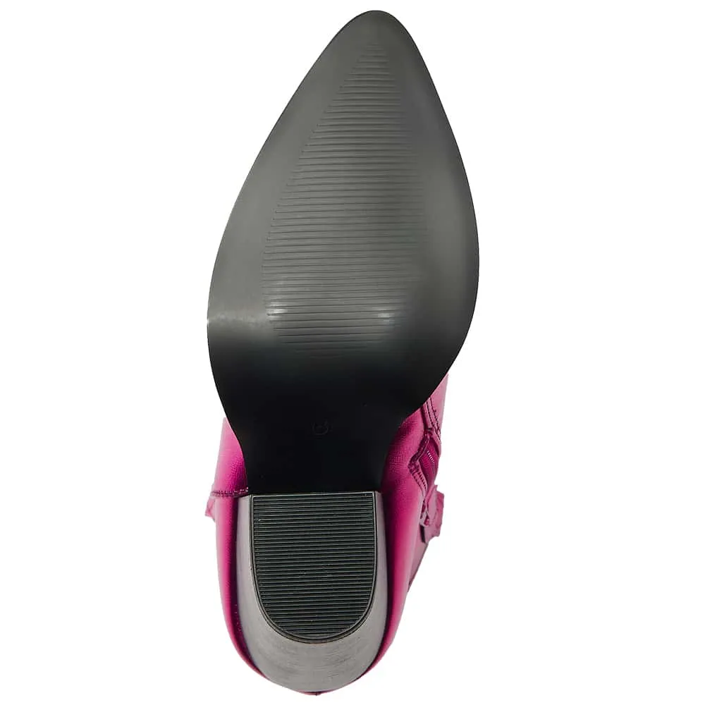 Tammy Boot in Metallic Pink