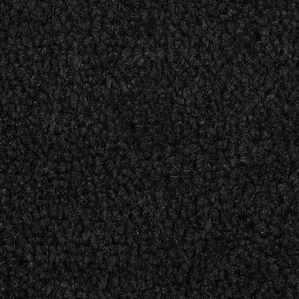 vidaXL Door Mat Black 60x90 cm Tufted Coir