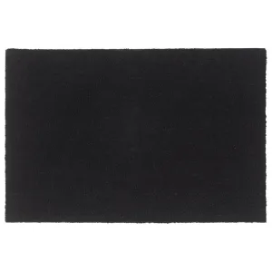 vidaXL Door Mat Black 60x90 cm Tufted Coir
