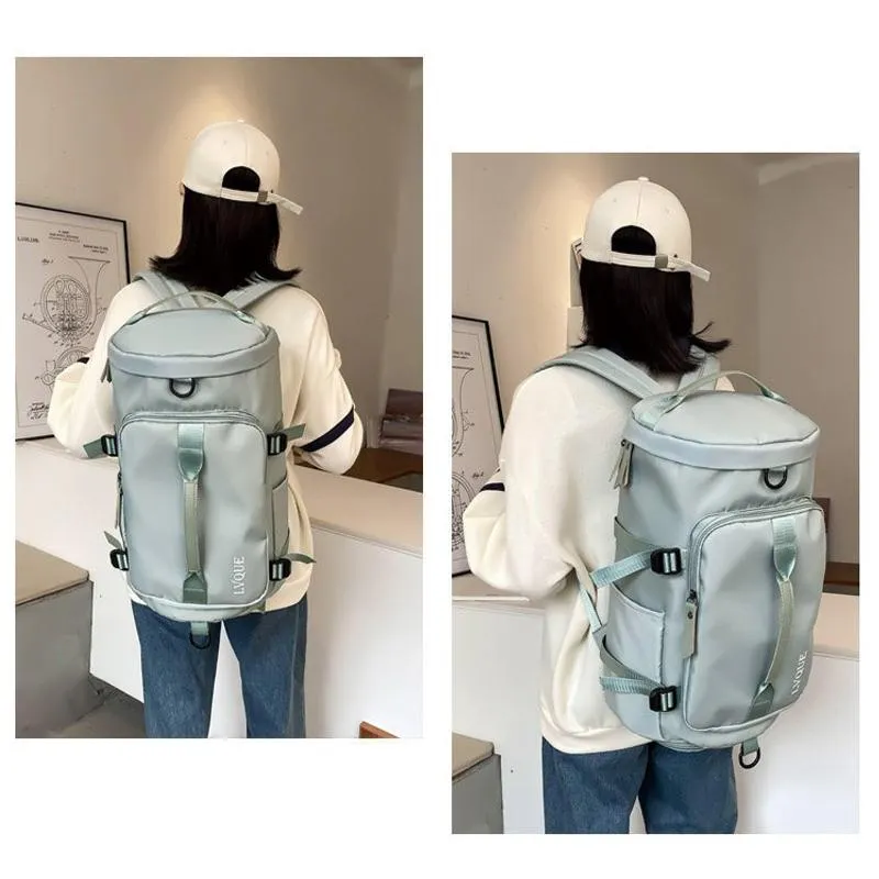 Water resistant backpack duffle bag
