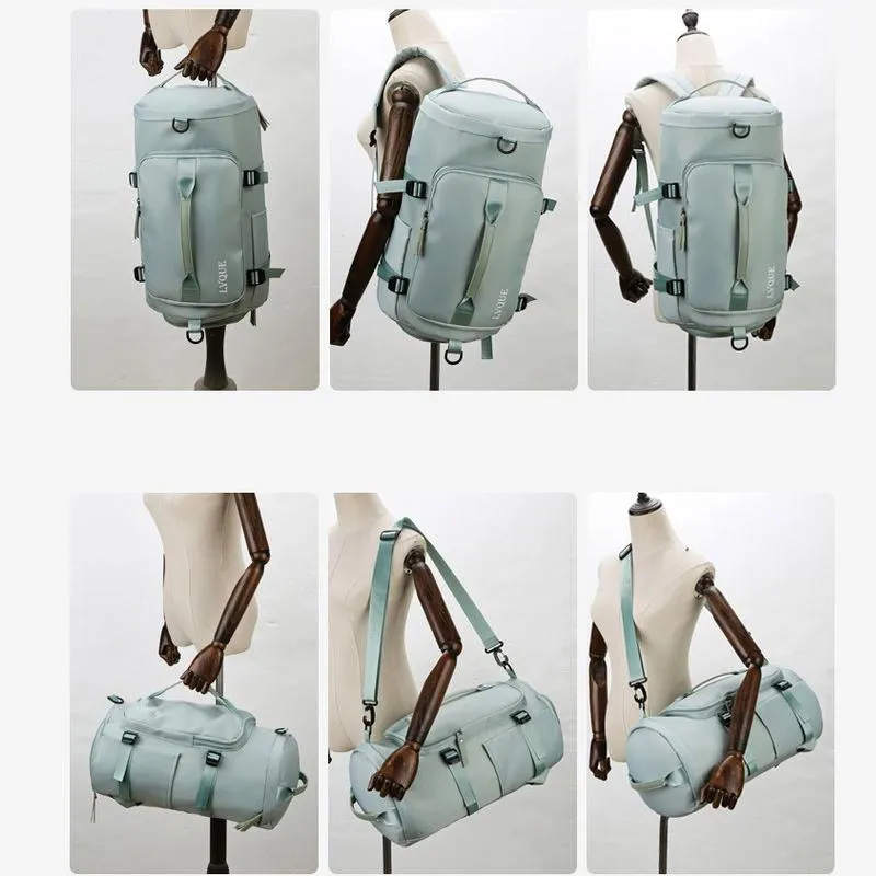 Water resistant backpack duffle bag
