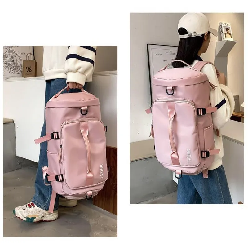 Water resistant backpack duffle bag