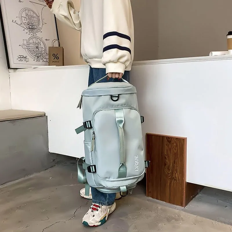 Water resistant backpack duffle bag