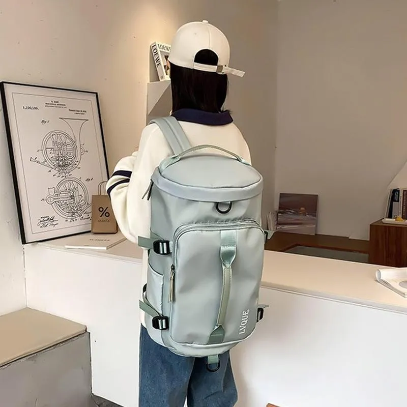 Water resistant backpack duffle bag