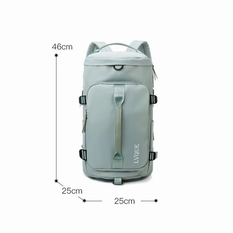 Water resistant backpack duffle bag
