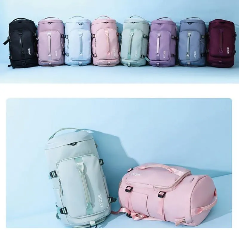 Water resistant backpack duffle bag