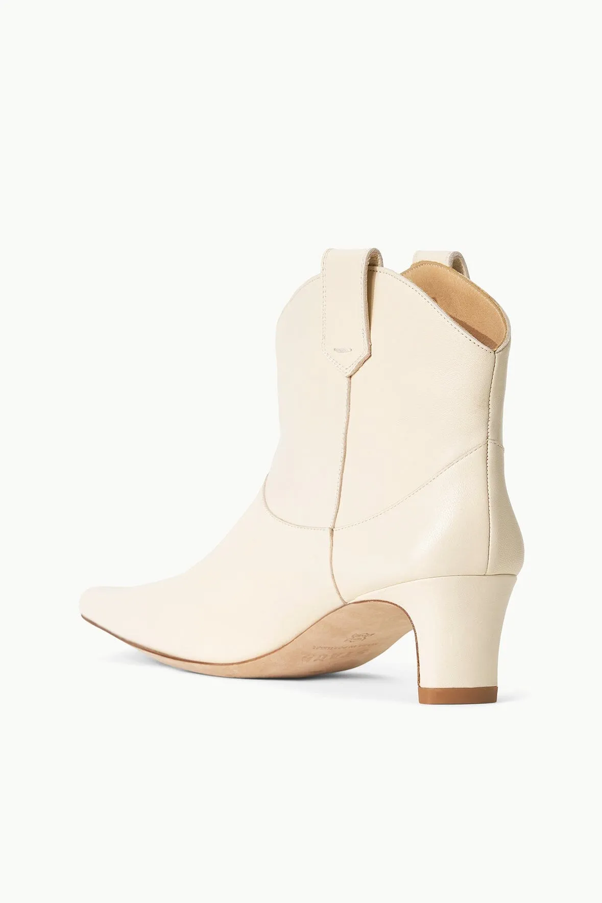WESTERN WALLY ANKLE BOOT | CREAM
