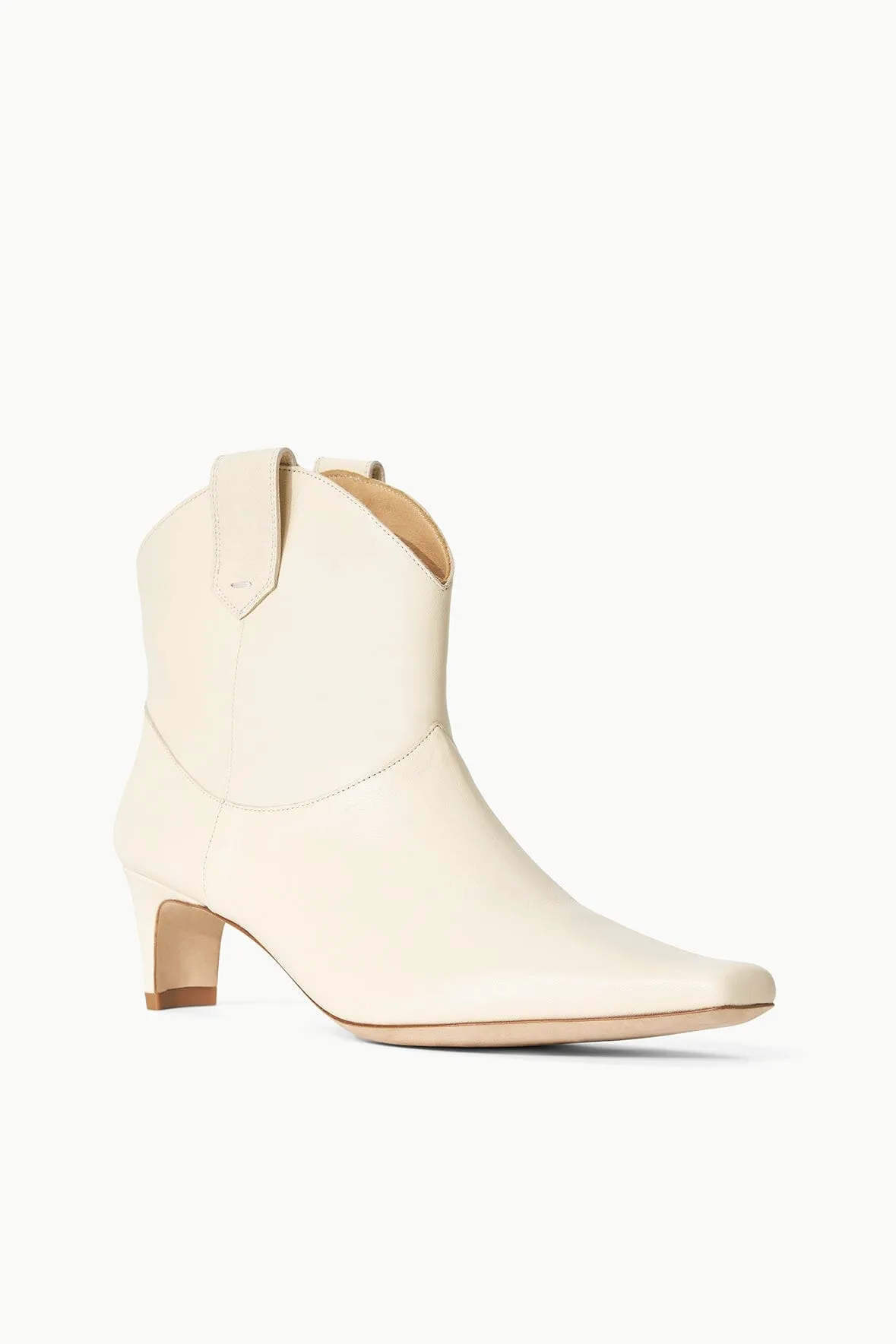 WESTERN WALLY ANKLE BOOT | CREAM