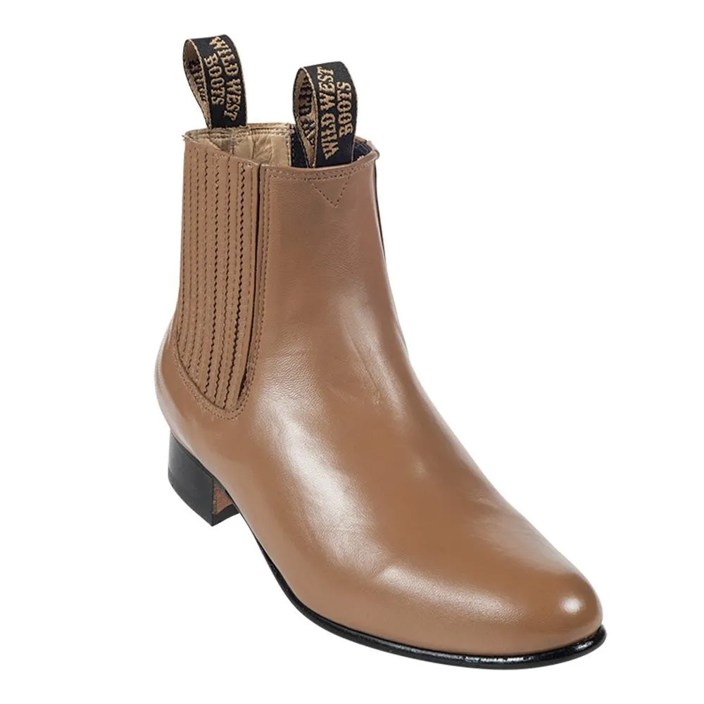 Wild West Men's Deer Leather Ankle Boots