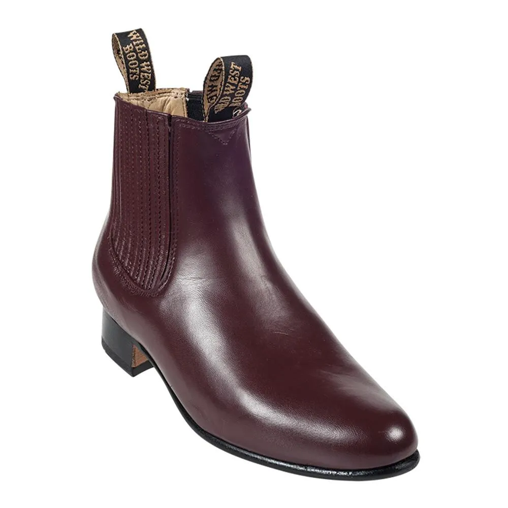 Wild West Men's Deer Leather Ankle Boots