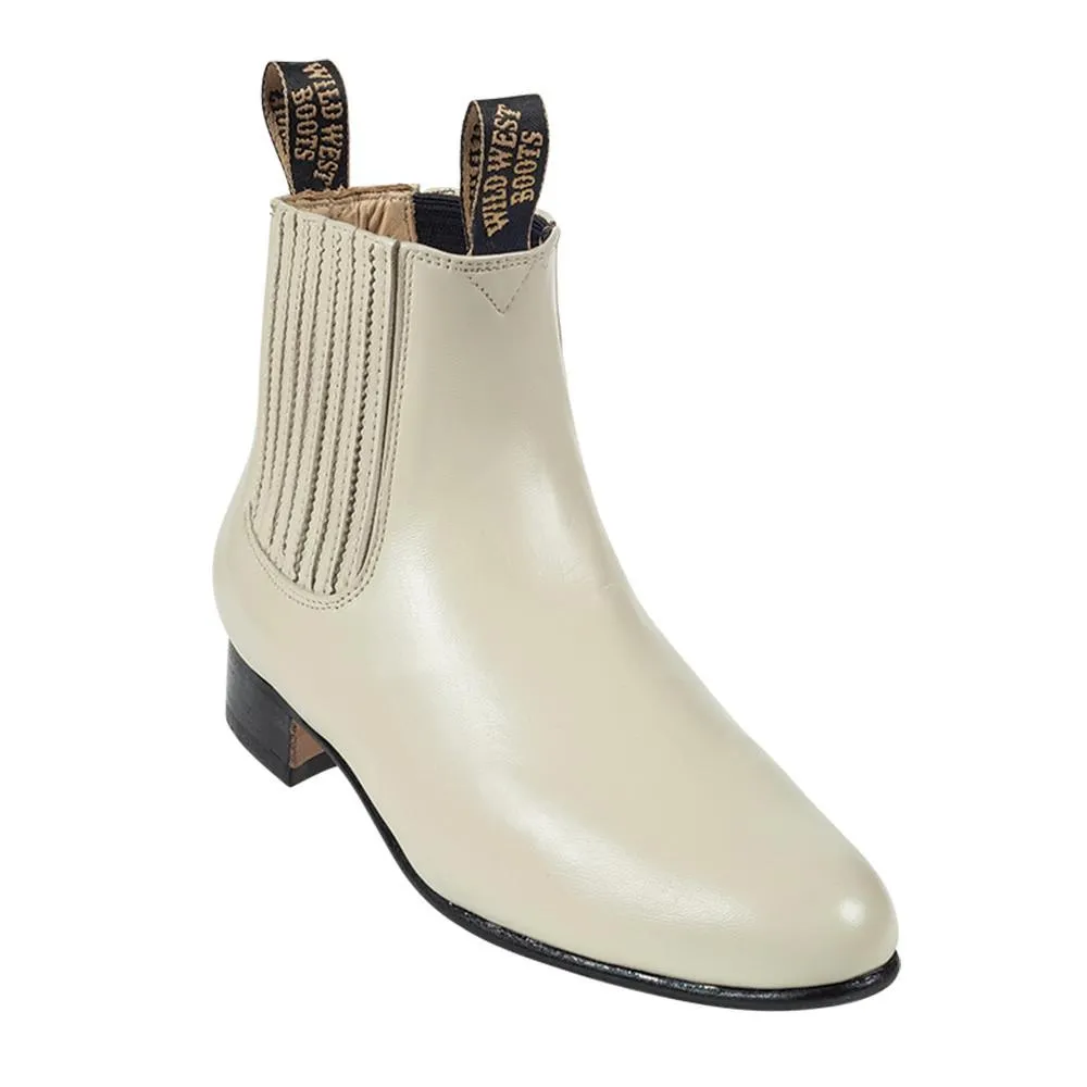 Wild West Men's Deer Leather Ankle Boots