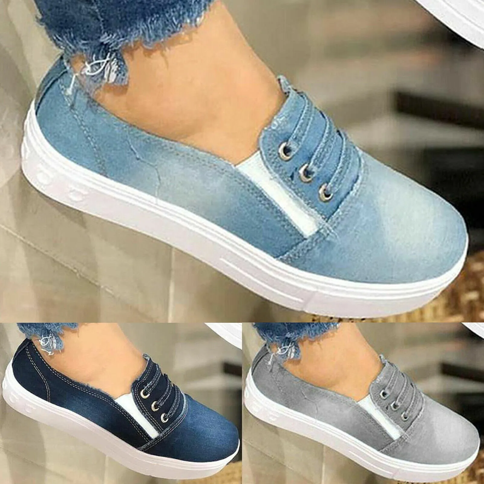 Women Flats Shoes Slip On Shoes Casual Sneakers Shoes Loafers
