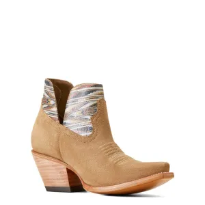 Women's Hazel Chimayo Dijon Roughout Western Boot - 10046971