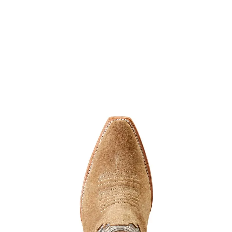 Women's Hazel Chimayo Dijon Roughout Western Boot - 10046971
