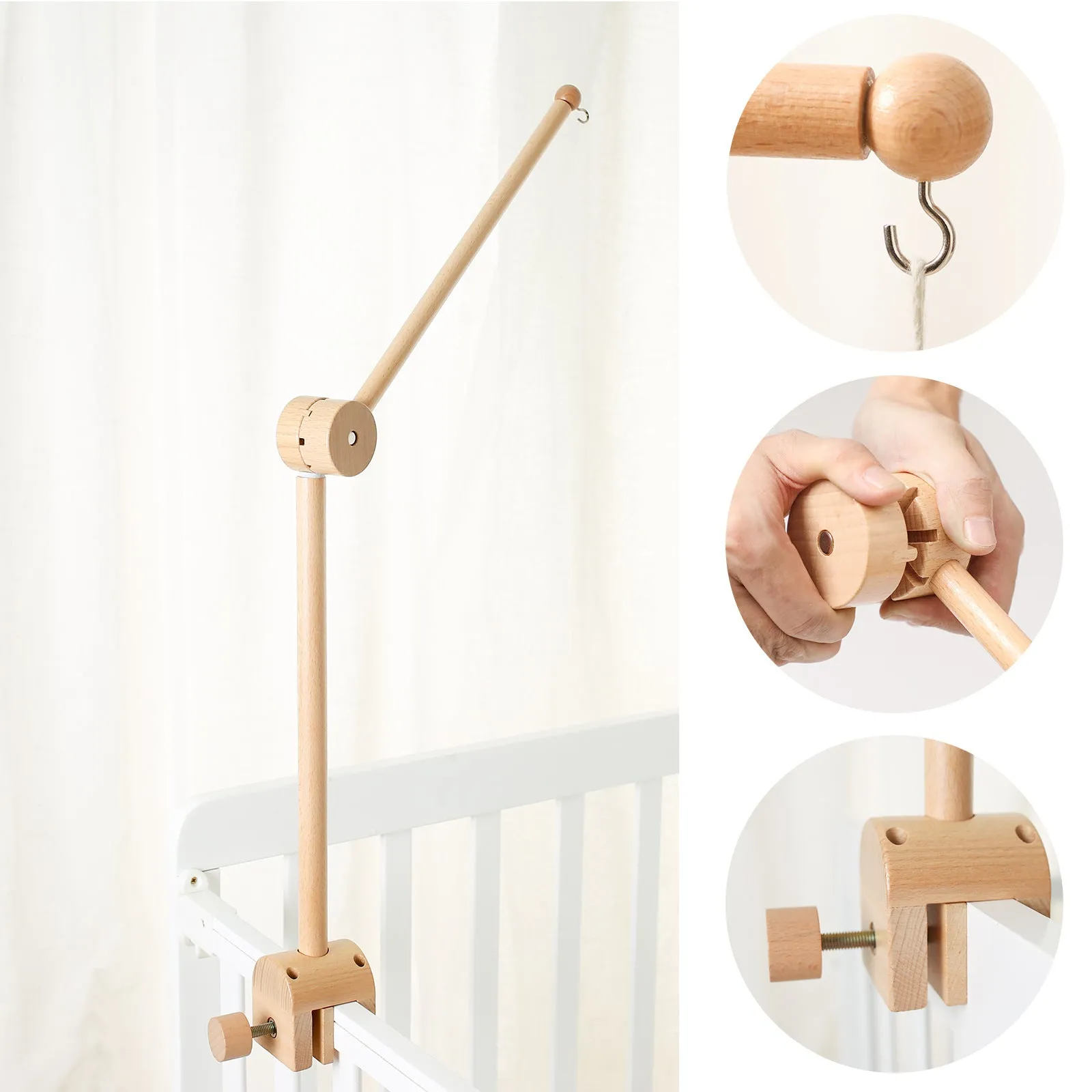 Wooden Beech Mobile Arch