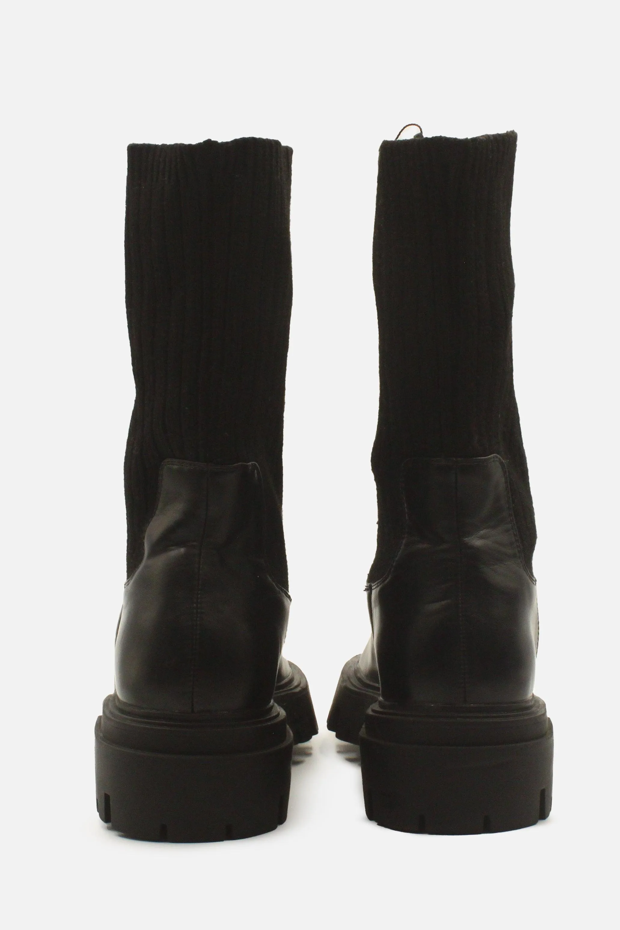 Zara Stretchable Ankle Boots | Textile